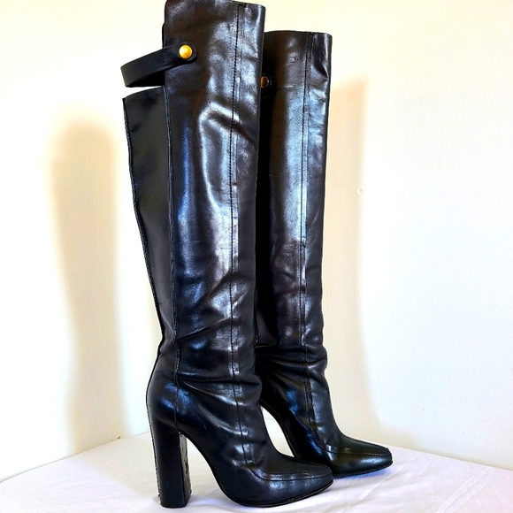 Alexander Wang Shoes - ALEXANDER WANG - Thigh high leather boots.